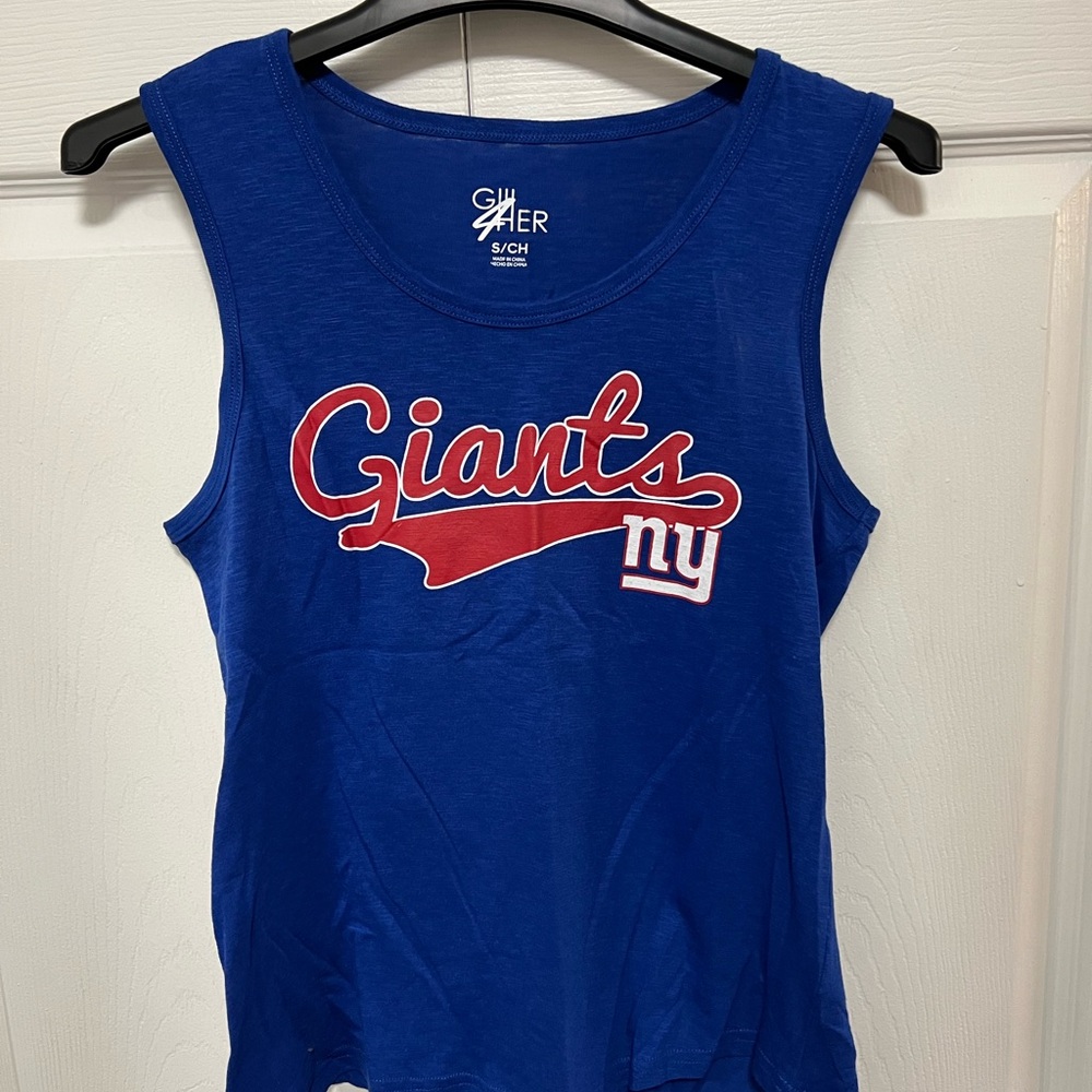 G-III 4 Her Official New York Giants NFL Women's Main Player Tank Top | Size S